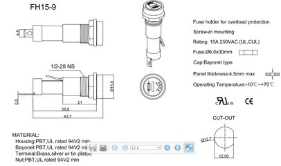 精準保護，安全首選 一字頭十字頭旋轉式保險座與6×3.0保險絲座的全場景應用解析